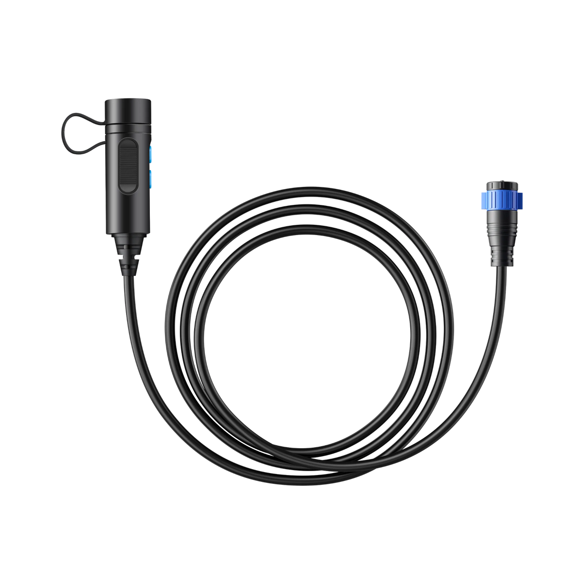 BLUETTI P090D external battery connection cable coiled with connectors