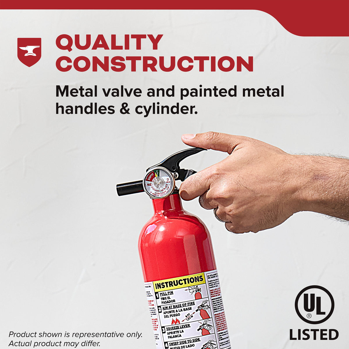 Kidde ABC fire extinguisher, view 4