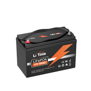 LiTime 12V 100Ah LiFePO4 Lithium Deep Cycle Battery (Group 31)
