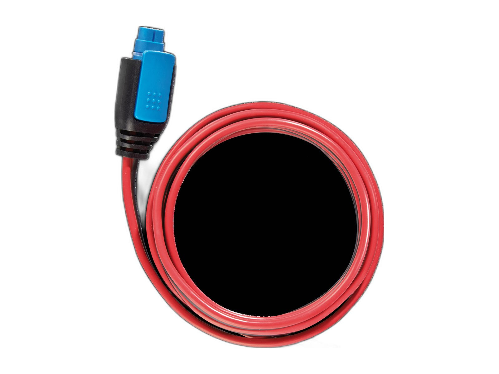 2 meter extension cable for blue smart charger on white background