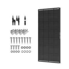 Renogy 200W ShadowFlux solar panel with accessory kit