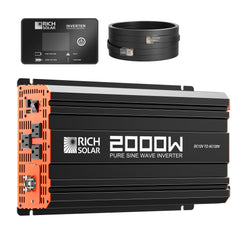 Rich Solar NOVA PURE 2K 2000 Watt (2kW) 12 Volt Industrial Pure Sine Wave Inverter
