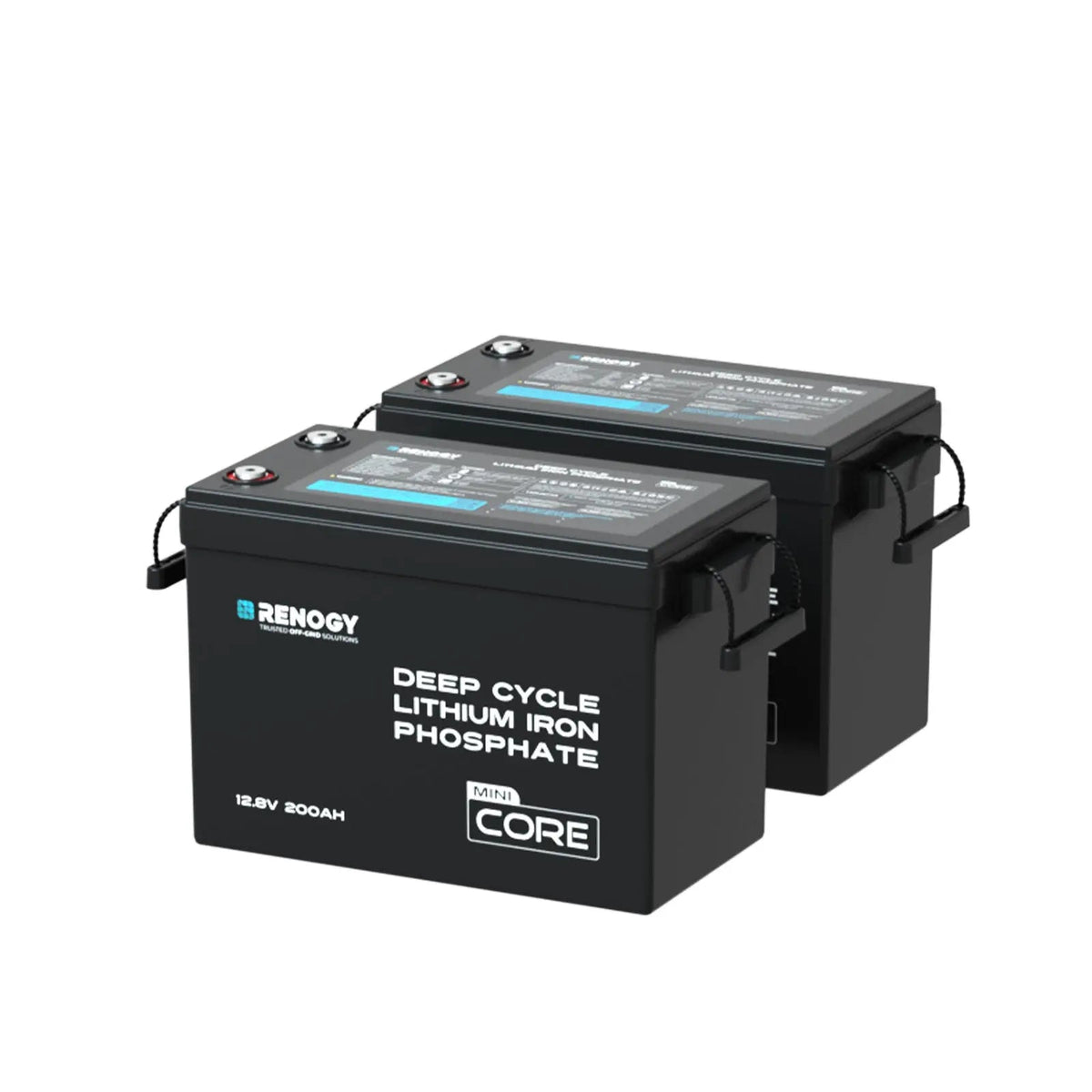 Renogy Core Mini 12V 200Ah LiFePO4 battery short case