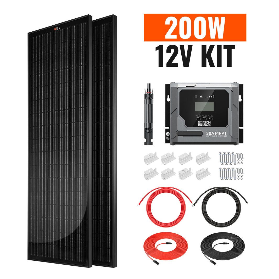 Rich Solar 200W Slim Kit