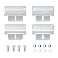 Rich Solar MEGA 200 with 3/4" Z BRACKETS 12V 200W Solar Panel for RV, Boat, Cabins