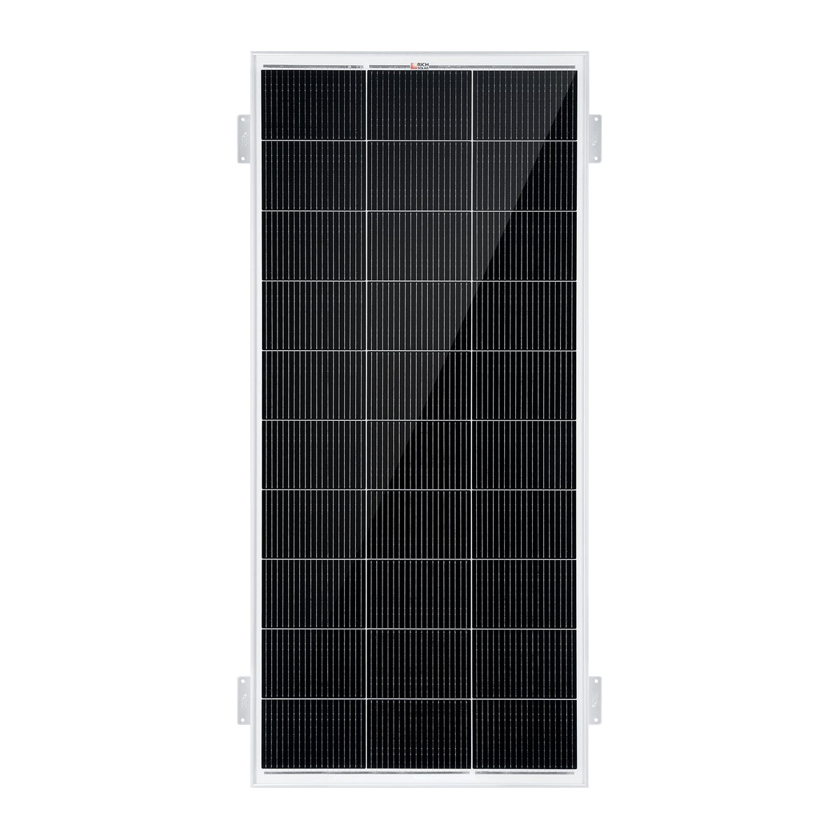 Rich Solar MEGA 200 with 3/4" Z BRACKETS 12V 200W Solar Panel for RV, Boat, Cabins