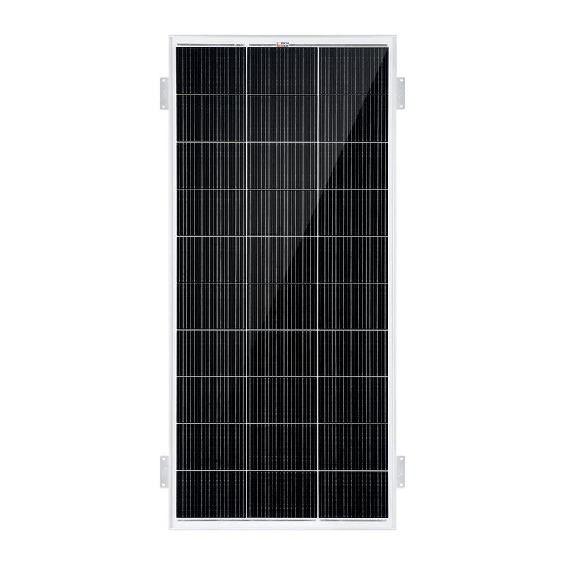 Rich Solar MEGA 200 with 3/4" Z BRACKETS 12V 200W Solar Panel for RV, Boat, Cabins