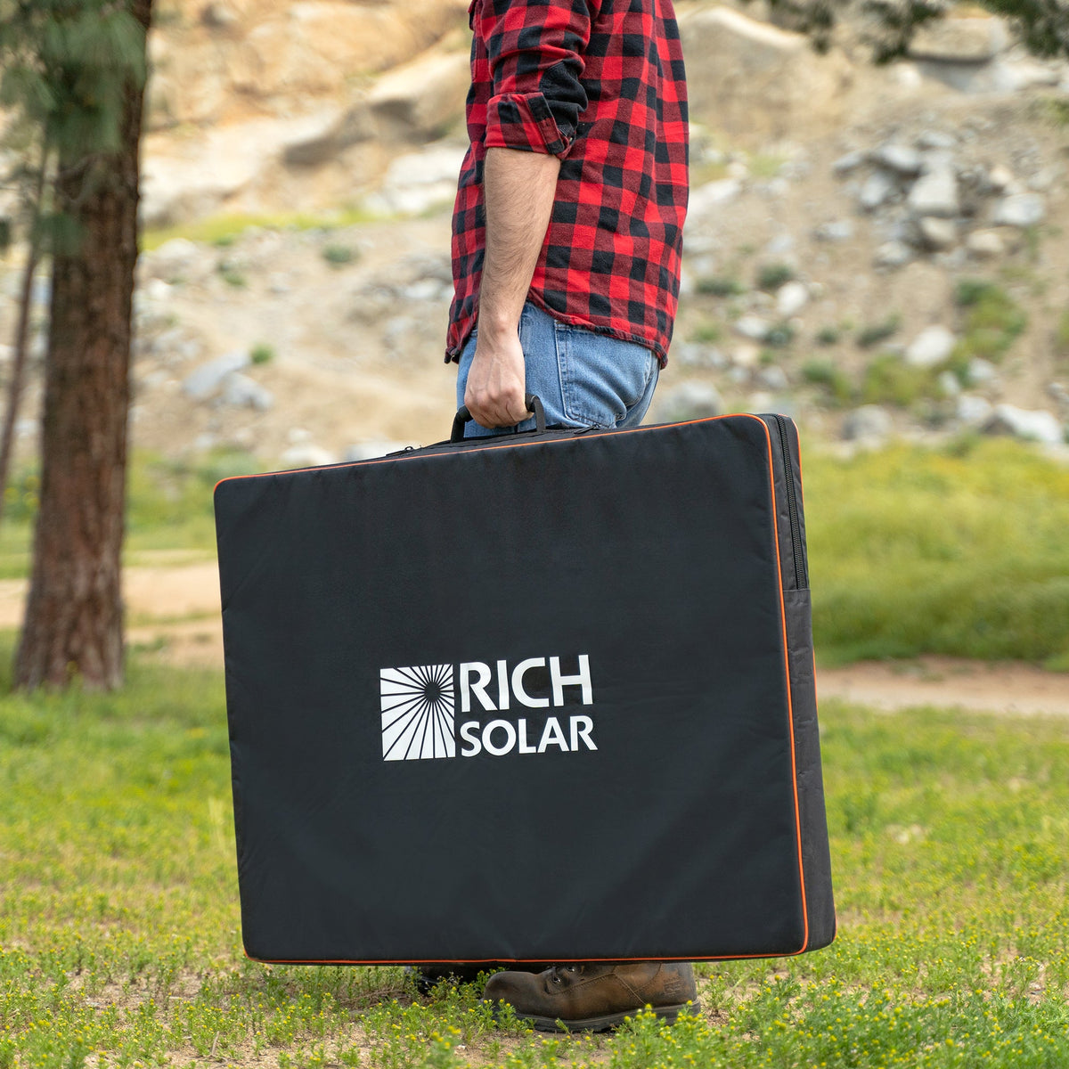 Rich Solar MEGA 200 Portable Briefcase Solar Panel 200 Watt Portable Solar Panel