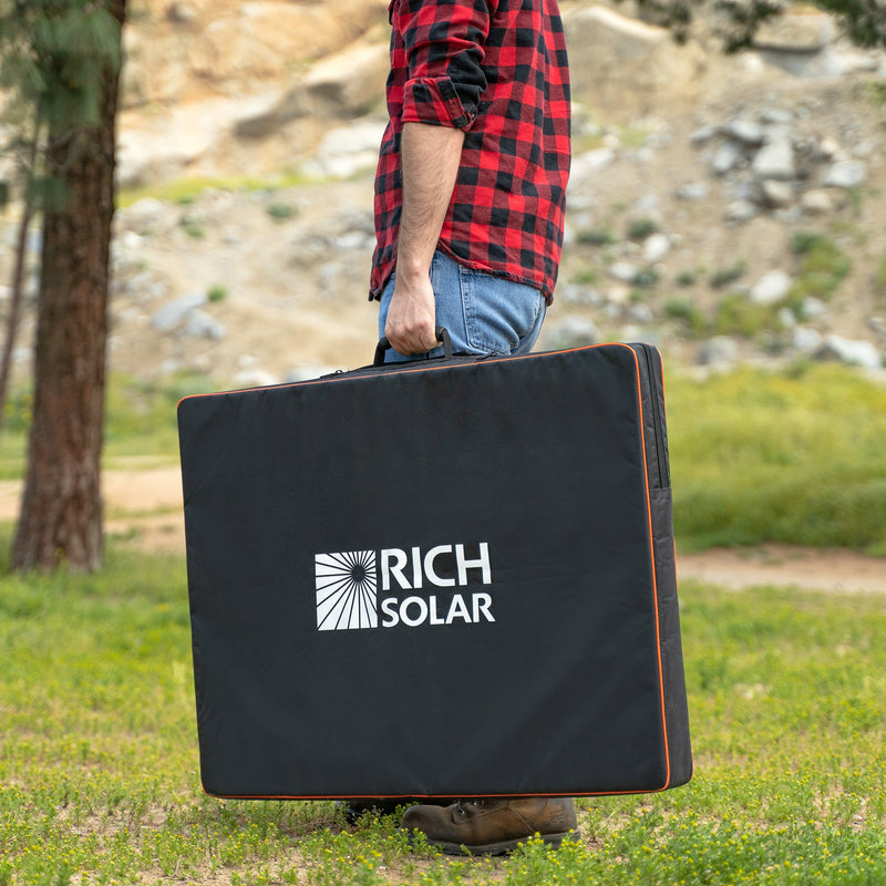 Rich Solar MEGA 200 Portable Briefcase Solar Panel 200 Watt Portable Solar Panel