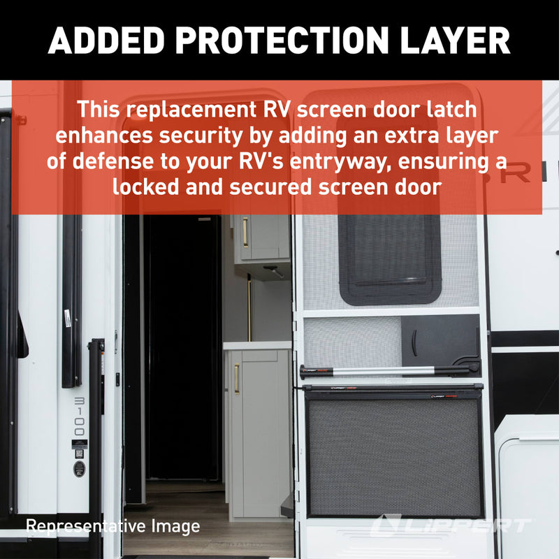 Lippert RV Entry Screen Door Latch, Right Hand - view 6