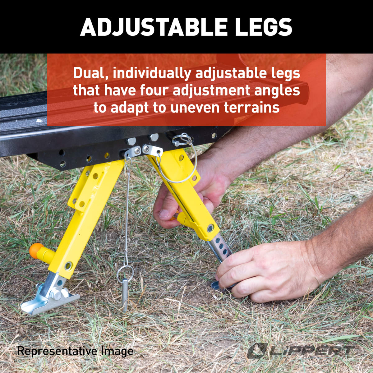 Lippert Solid Stance RV Step Stabilizer Kit - view 7