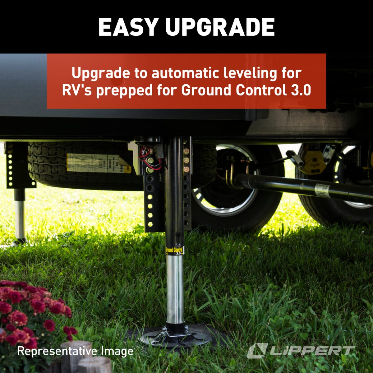 Lippert Ground Control 3.0 Automatic Leveling Kit for Prepped 5th Wheels - view 3