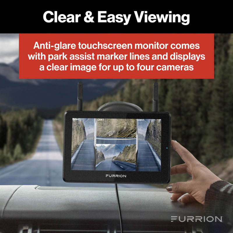 Furrion Vision S+ RV Backup Camera System, 7" Monitor & Sharkfin Camera - view 7