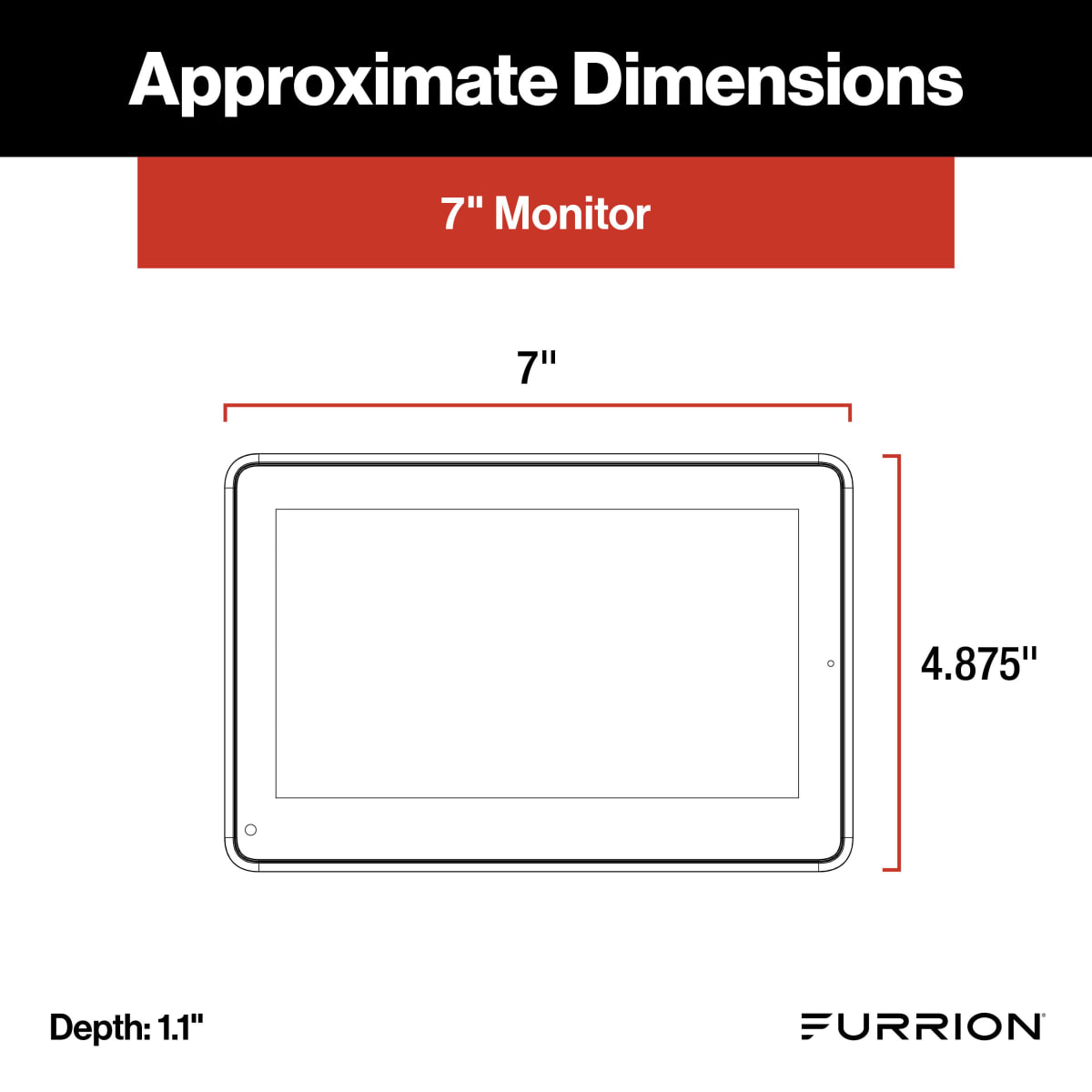Furrion Vision S+ RV Observation System, 7" Monitor with Rear & 2 Side Cameras - view 8