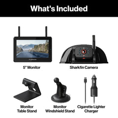 Furrion Vision S+ RV Backup Camera System, 5" Monitor & Rear Sharkfin Camera - view 2