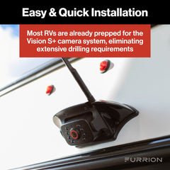 Furrion Vision S+ RV Backup Camera System, 5" Monitor & Rear Sharkfin Camera - view 4