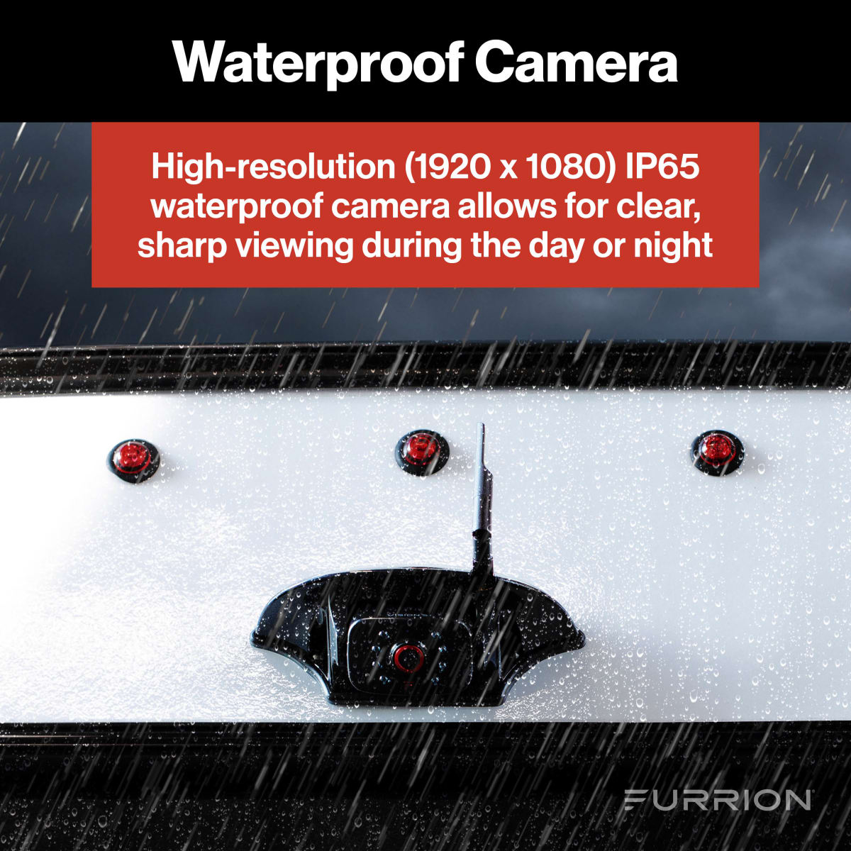 Furrion Vision S+ RV Backup Camera System, 5" Monitor & Rear Sharkfin Camera - view 5