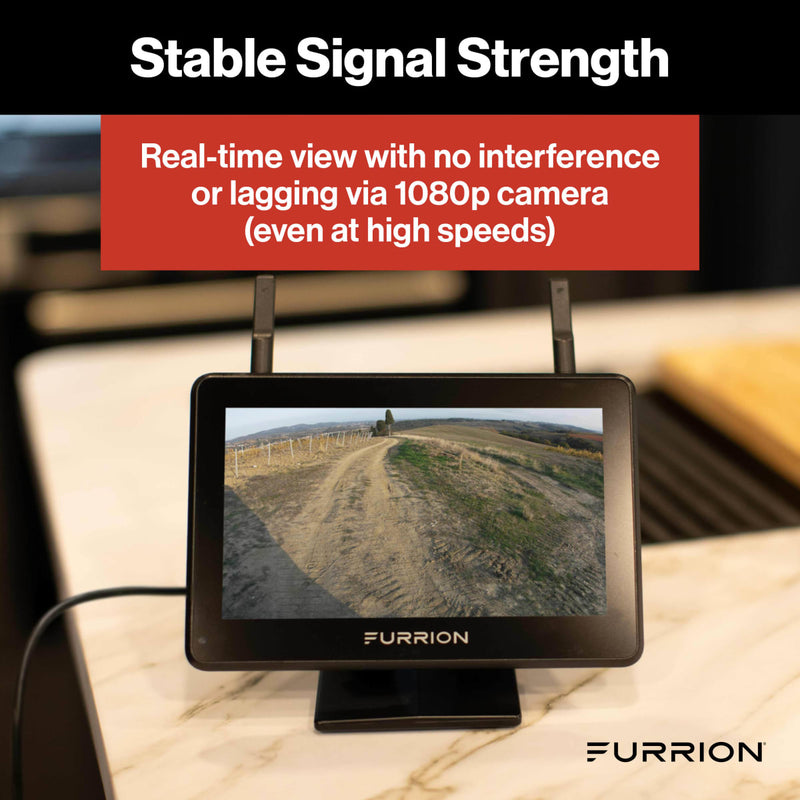 Furrion Vision S+ RV Backup Camera System, 5" Monitor & Rear Sharkfin Camera - view 6