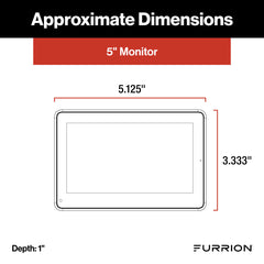 Furrion Vision S+ RV Backup Camera System, 5" Monitor & Rear Sharkfin Camera - view 8