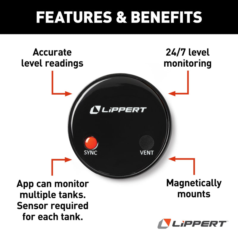 Lippert OneControl Bluetooth RV Propane Tank Level Sensor - view 2