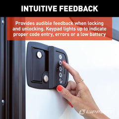 Lippert Keyless Bluetooth RV Entry Door Lock, Right Hand - view 6