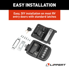 Lippert Keyless Bluetooth RV Entry Door Lock, Right Hand - view 7