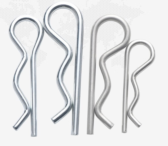Zinc plated cotter pin for RV wheel bearing - view 2