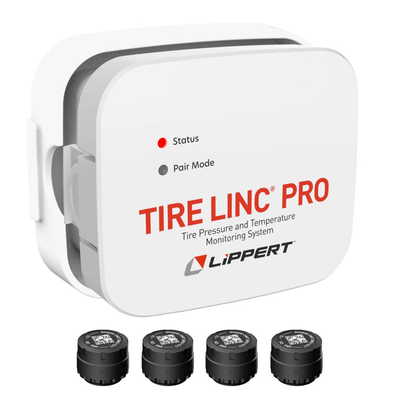 Lippert Tire Linc PRO RV Tire Pressure & Temperature Monitoring System, 4-Tire Kit