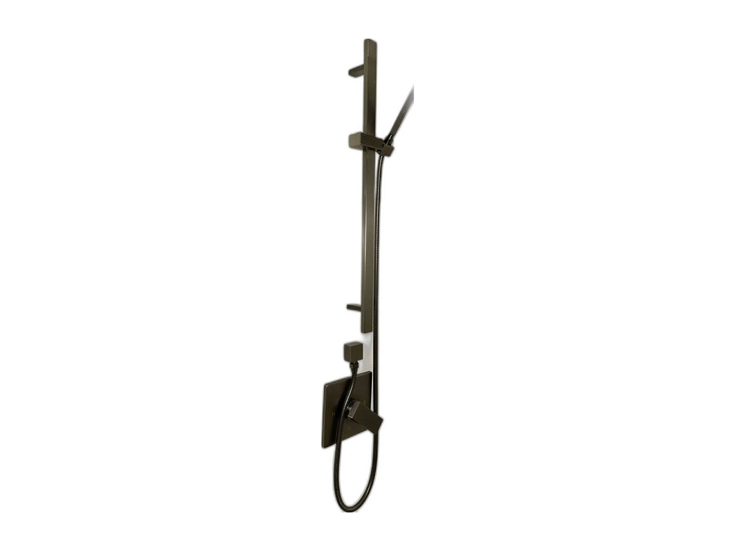 Thermostatic RV shower system with handheld and slide bar