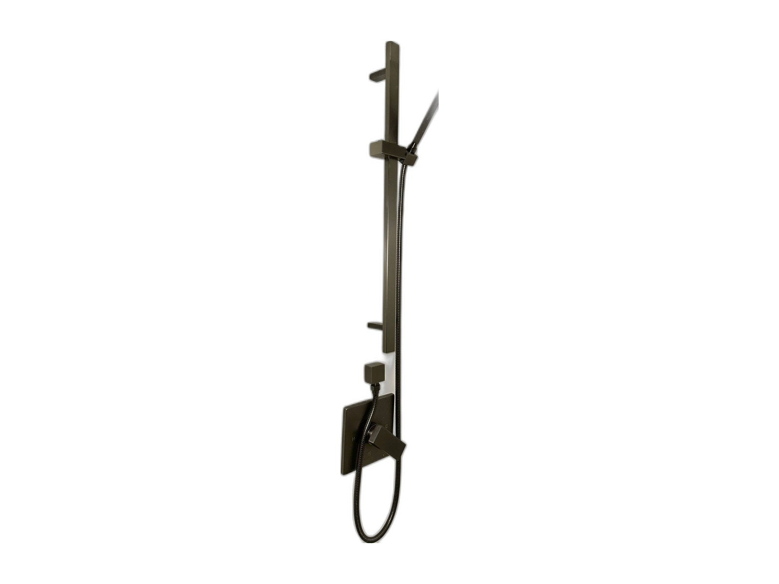 2025 upgraded modern minimalist shower system on white background