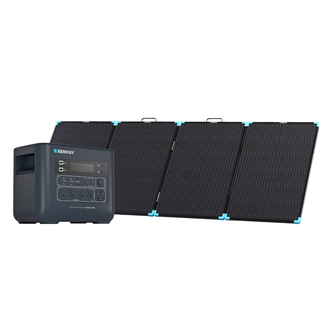 Renogy PowerStation 2000 with a 220W foldable solar panel