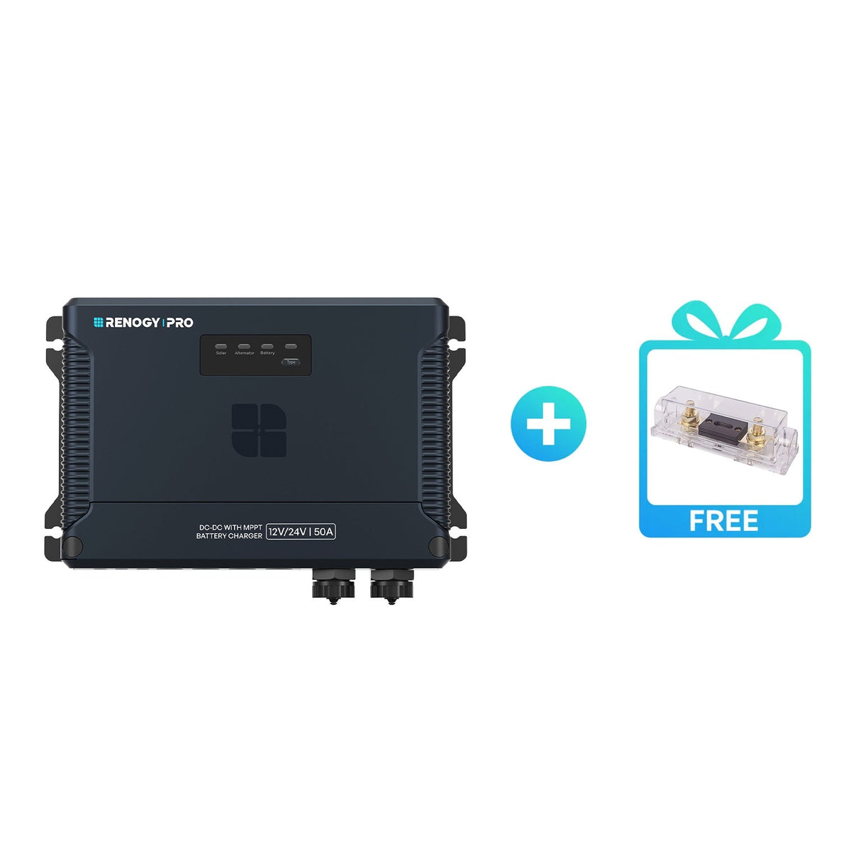 Renogy 50A IP67 DC-DC battery charger with MPPT