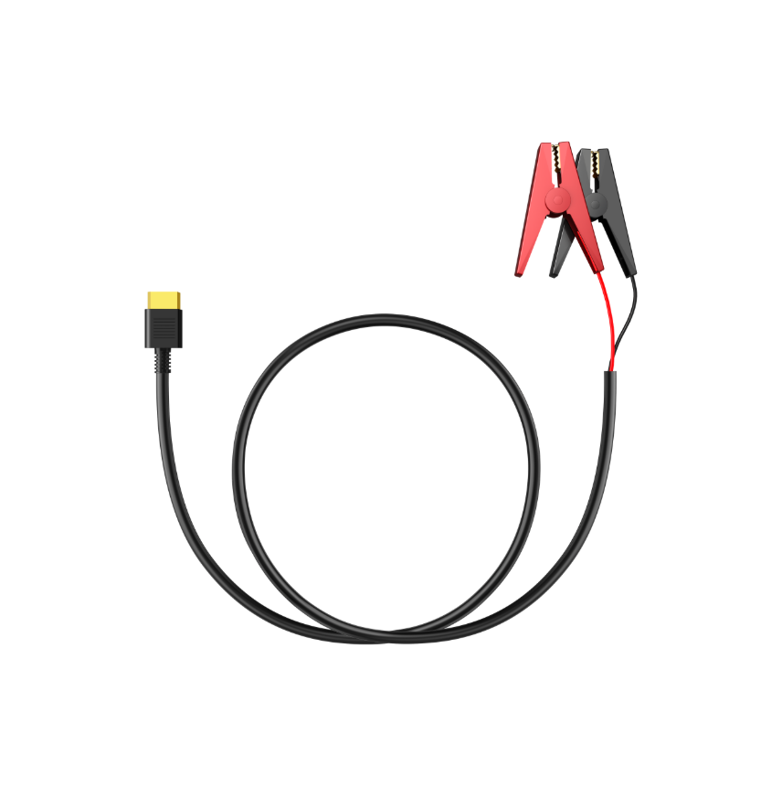 BLUETTI 12V 24V lead-acid battery charging cable with clamps