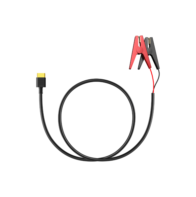 BLUETTI 12V 24V lead-acid battery charging cable with clamps