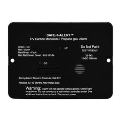 Safe-T-Alert 25-742-BL CO and propane alarm, black