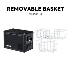 ICECO VL45ProS single zone portable fridge freezer, black