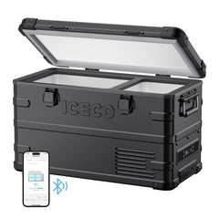 ICECO APL35 37QT dual zone aluminum portable fridge freezer