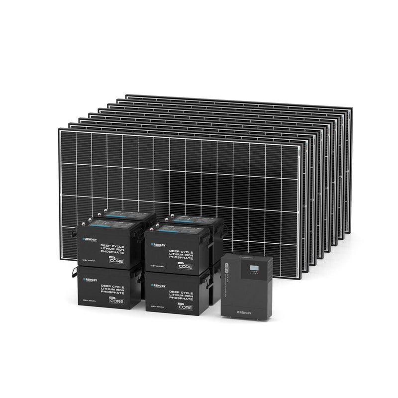 Renogy Cabin Solution off-grid solar kit with battery bank