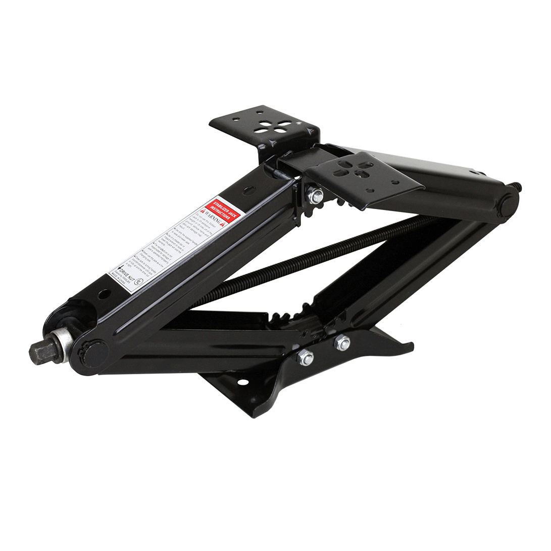 Lippert Manual RV Scissor Stabilizer Jack, 24", Single