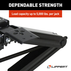 Lippert Manual RV Scissor Stabilizer Jack, 24", Single - view 6