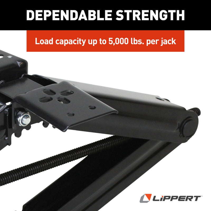 Lippert Manual RV Scissor Stabilizer Jack, 24", Single - view 6