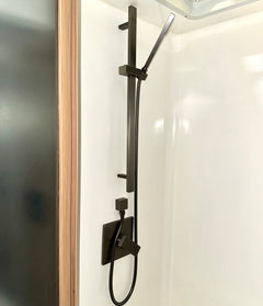 Thermostatic RV shower system with handheld and slide bar - view 2