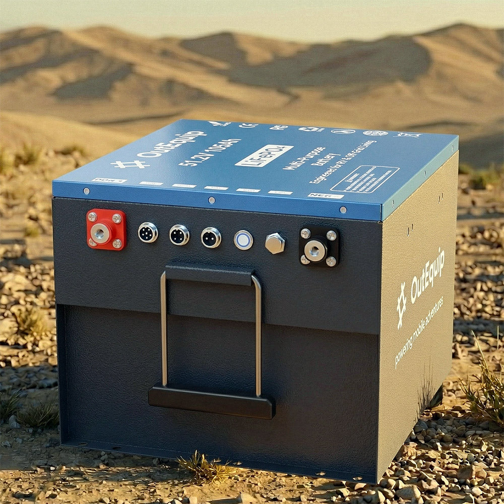 OutEquipPro 48V 105Ah LiFePO4 battery - view 2