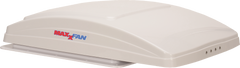 MaxxAir MaxxFan Deluxe 14" RV Roof Vent Fan with Rain Shield, 10-Speed Intake/Exhaust, Thermostat, Manual Lift, White Lid - view 2
