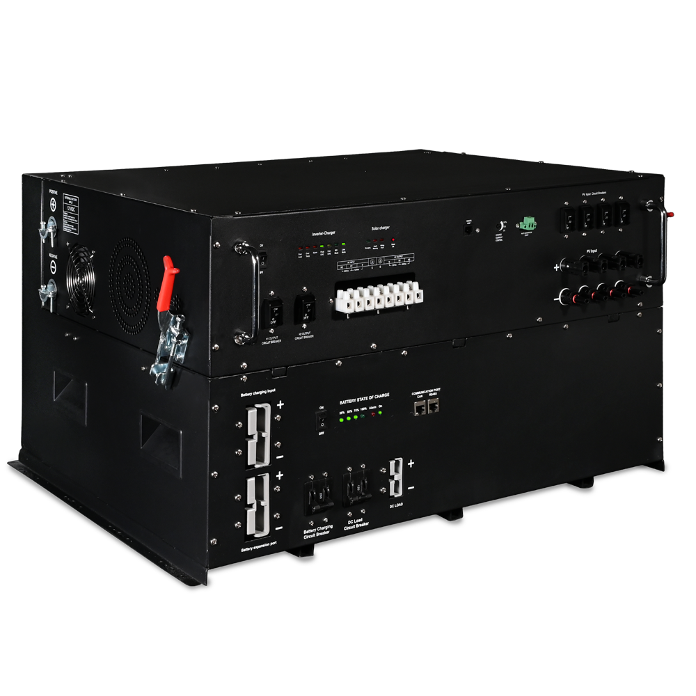 AIMS Power Onboard Solar Generator 5.12kWh, 3000W Inverter Charger