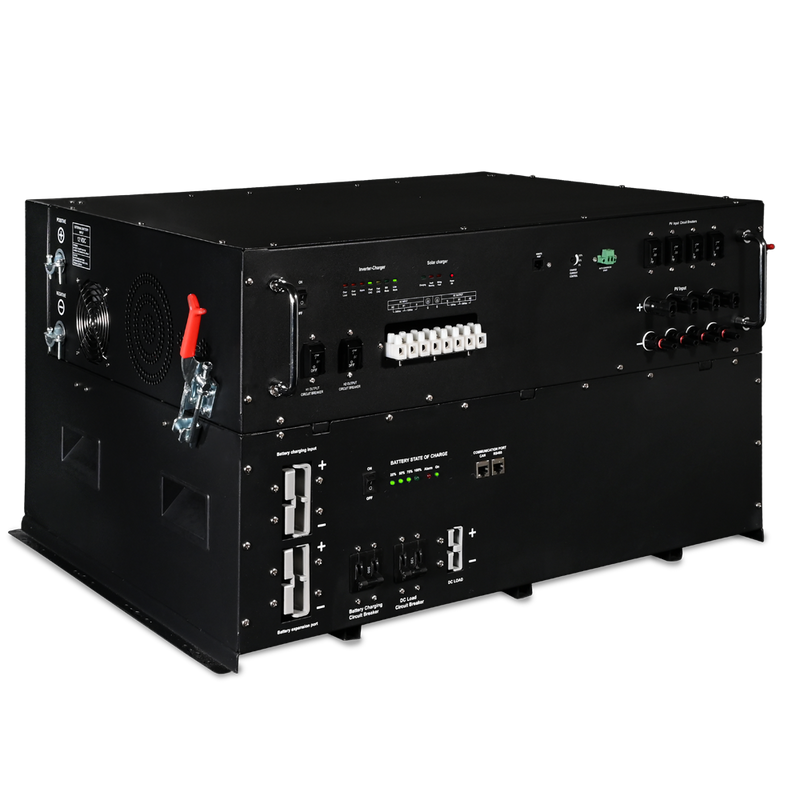 AIMS Power Onboard Solar Generator 5.12kWh, 3000W Inverter Charger