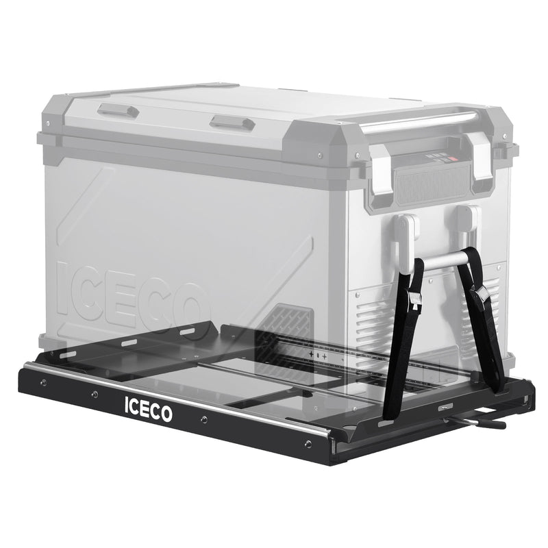 ICECO fridge slide mount for APL55 and VL60ProS, black steel tray