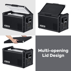 ICECO VL35ProS single zone portable fridge freezer, black