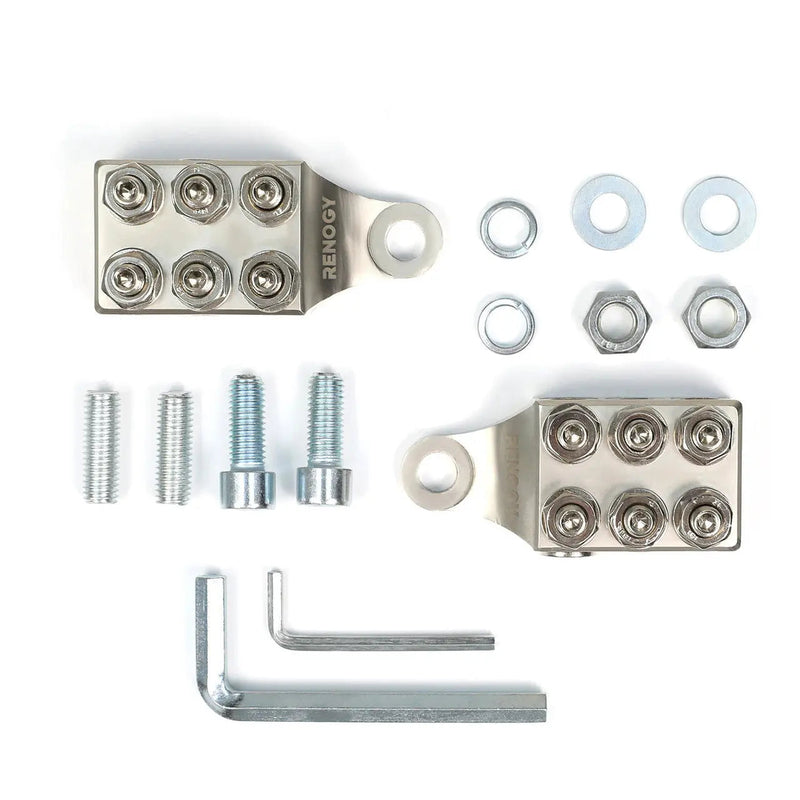 Renogy 12-way battery terminal distribution block pair