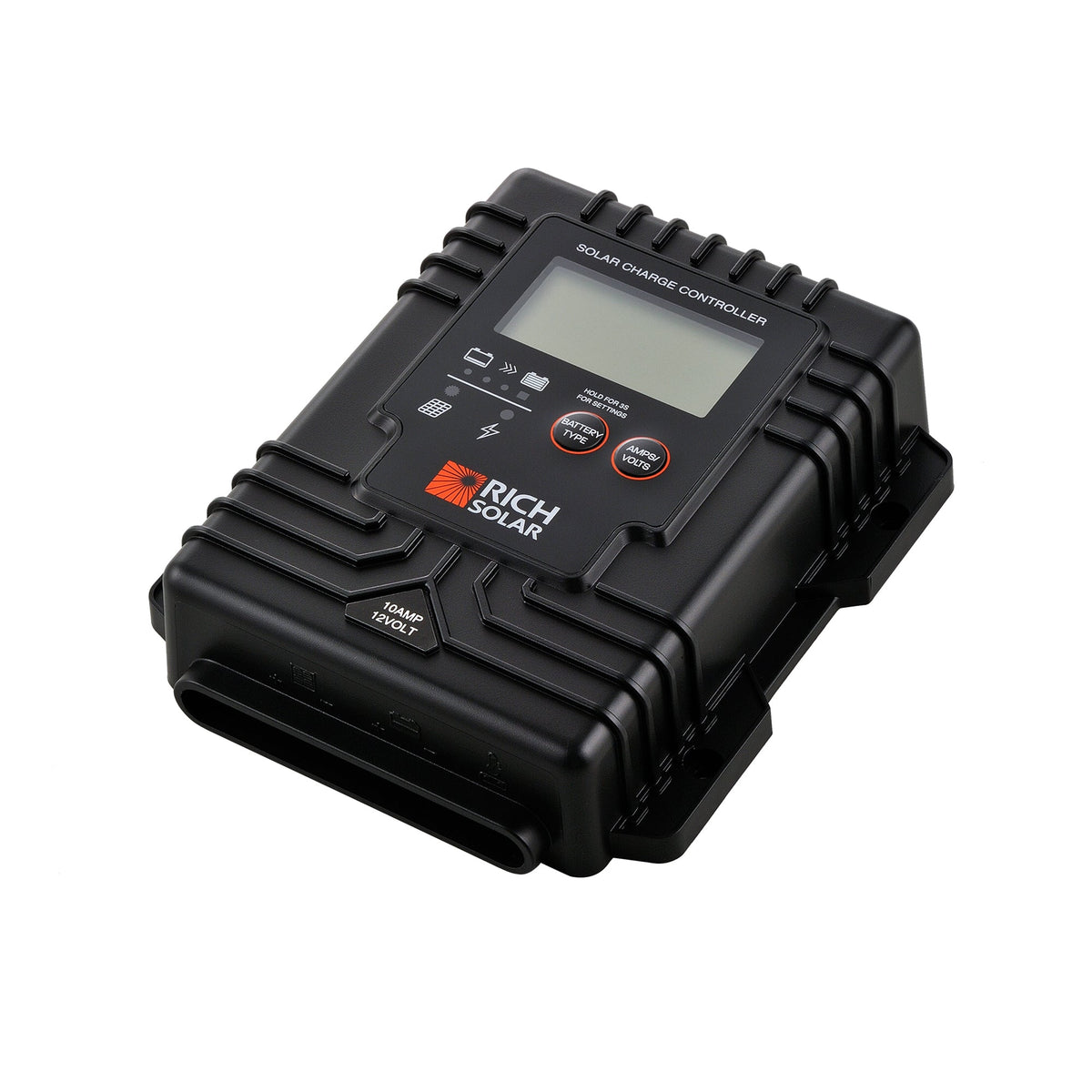 Rich Solar BRAVO Waterproof 10 10 Amp Waterproof PWM Solar Charge Controller